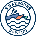 3 harbours rowing logo small